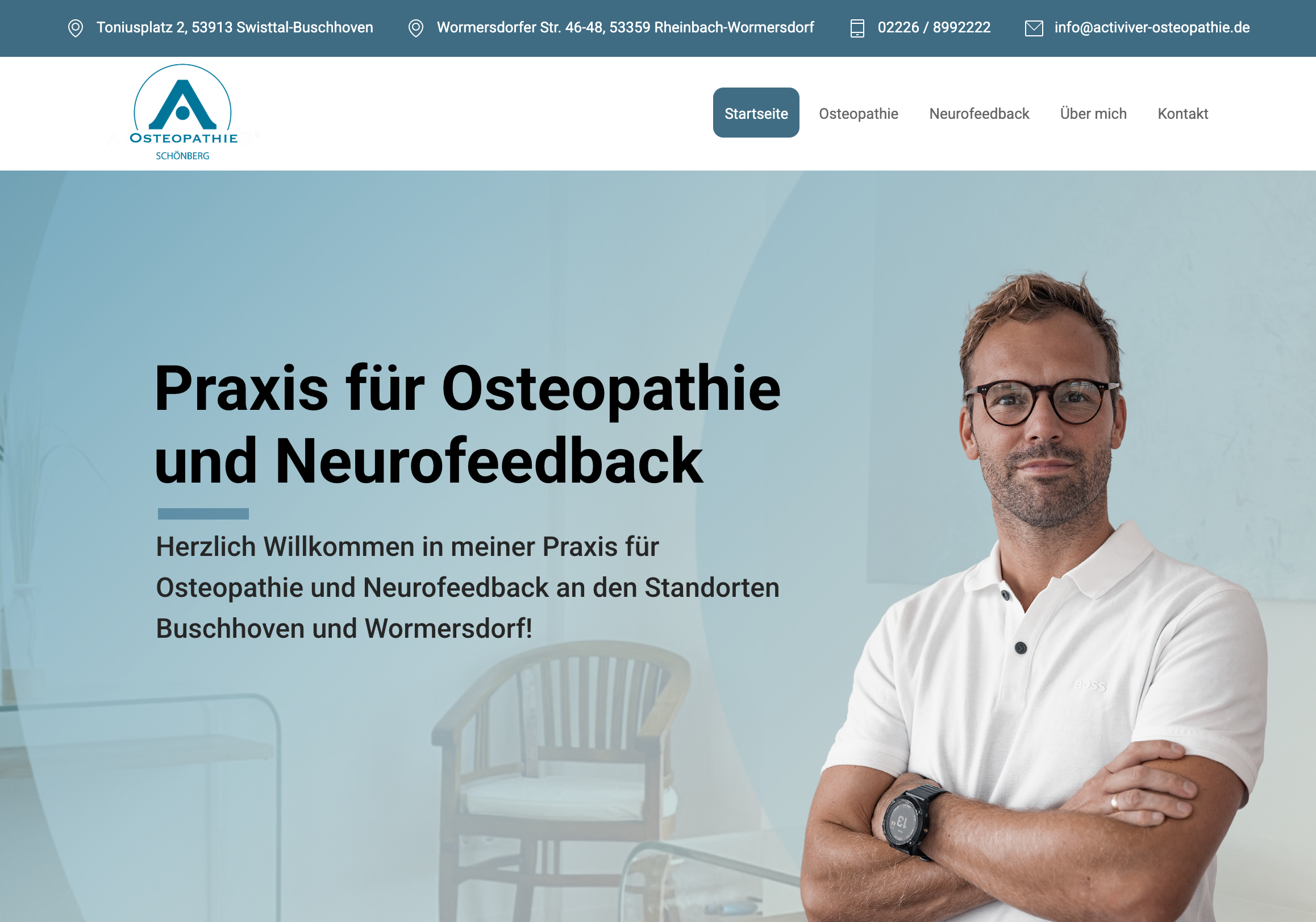 Osteopathie Schönberg - Praxis-Redesign