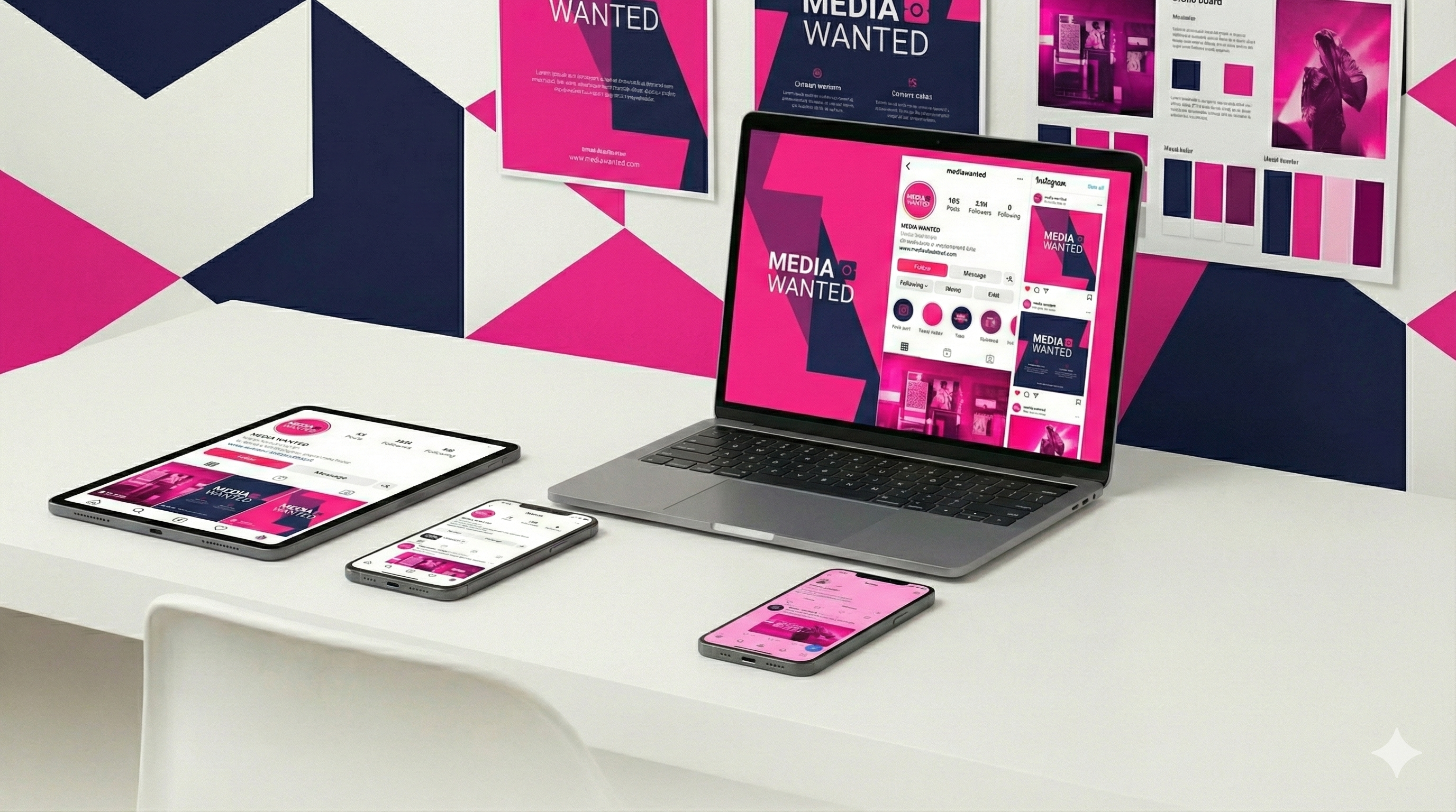 MEDIAWANTED Logo - Social Media Marketing